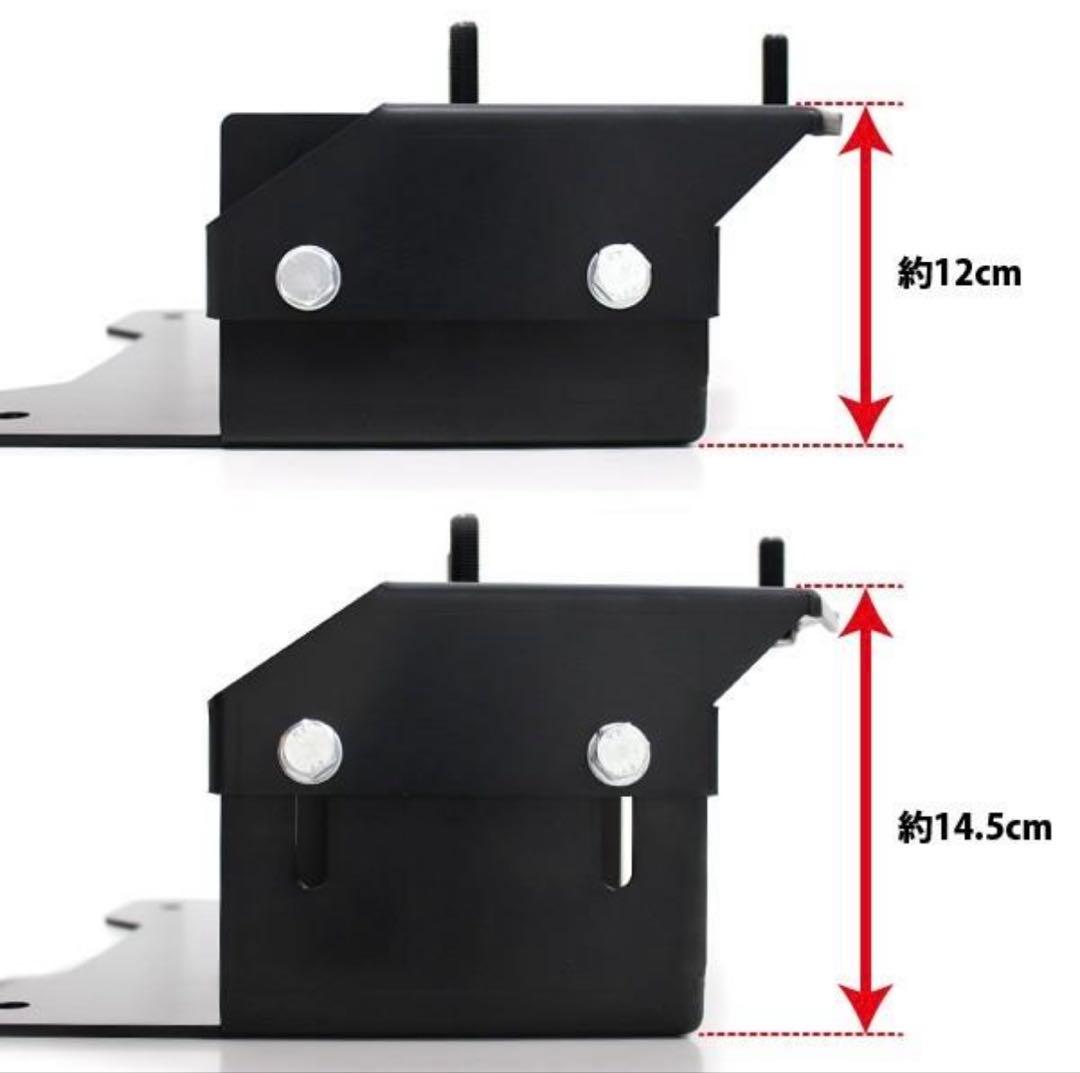 JB64/JB74 スペアタイヤ移動ブラケット 斜め上げ K-PRODUCTS製