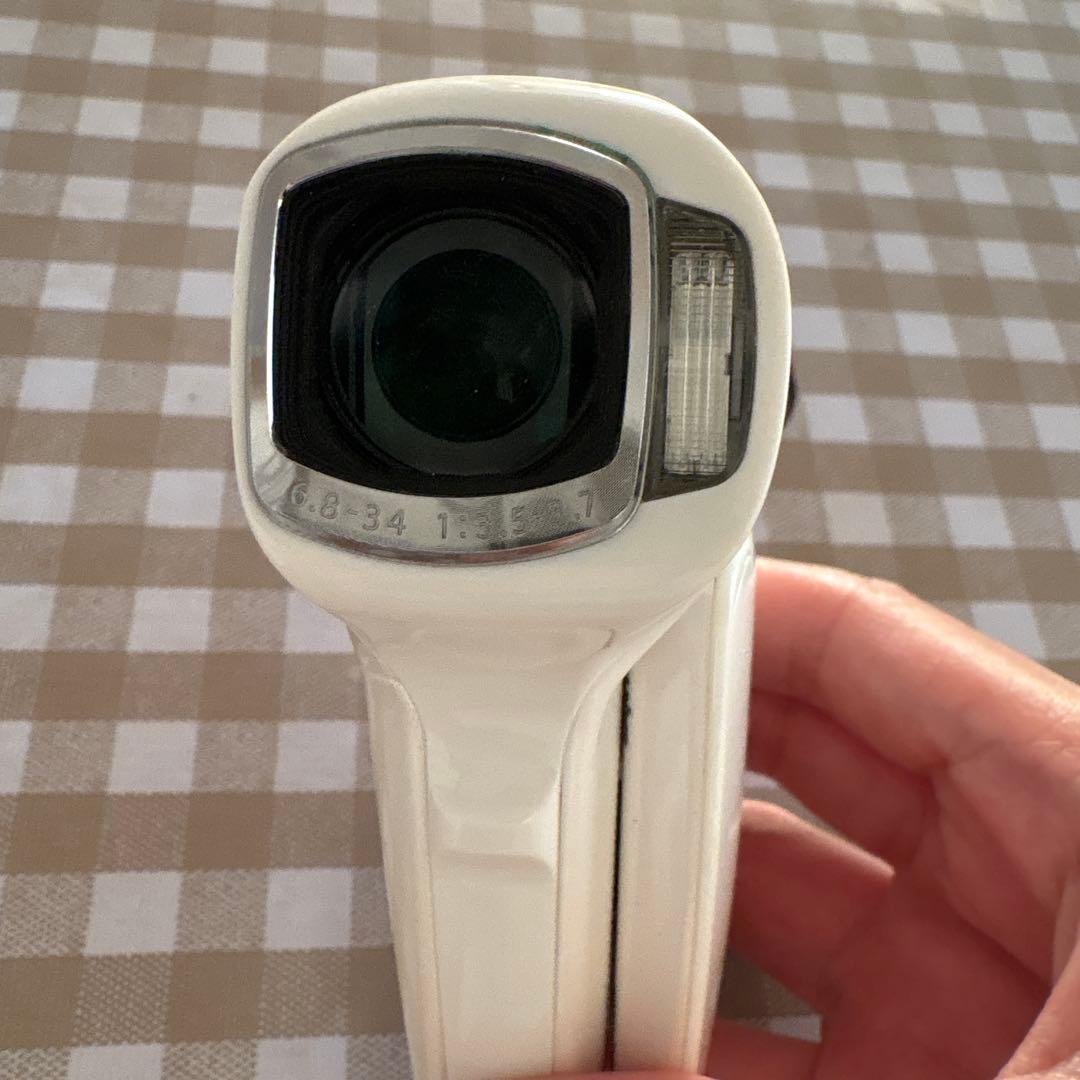 動作品　【Xacti】SANYO デジタルムービーカメラ DMX-CG9(W)