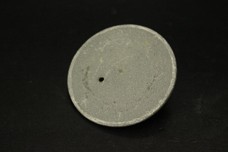 笠間焼 名工 黒田隆 作 特級 急須 焼締 横手 未使用(A455)