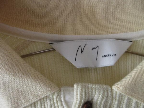 トップス ancellm HENLEY RIB LS T-SHIRT