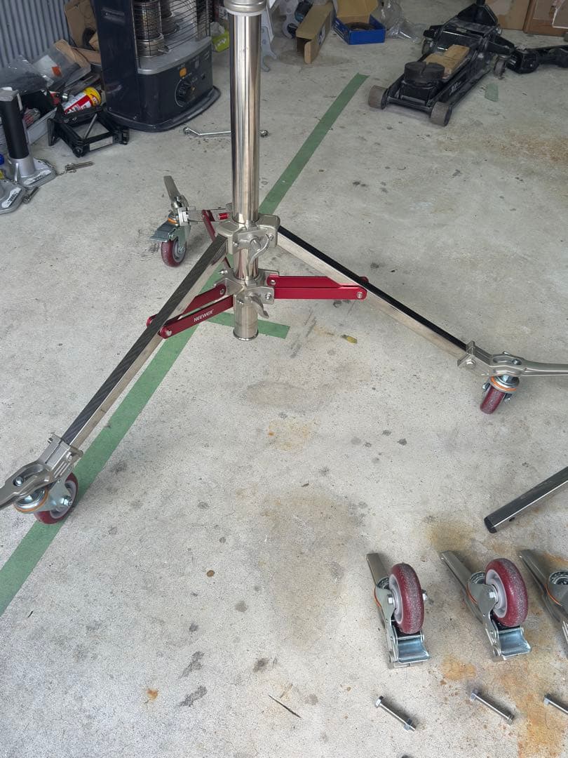 NEEWER ST240SS 240cmステンレススチール製ライトスタンド 2台