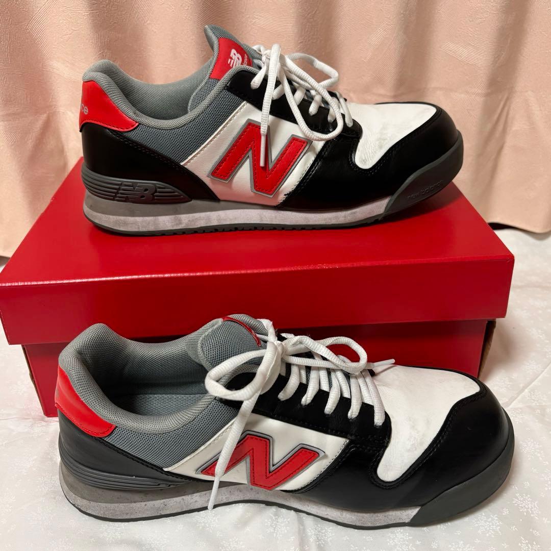 New Balance 安全靴 JSAA A種 軽量 幅広 作業靴 25cm