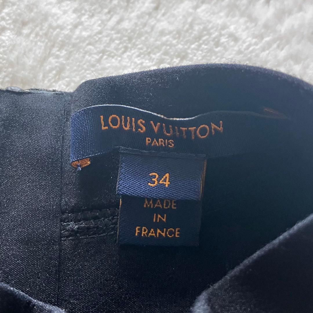 ★美品★ルイヴィトン　ショートスリーブハイネックフィットドレス 34 付属品あり