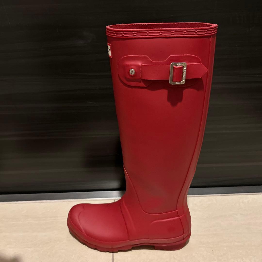 HUNTER ハンターレインブーツ 赤