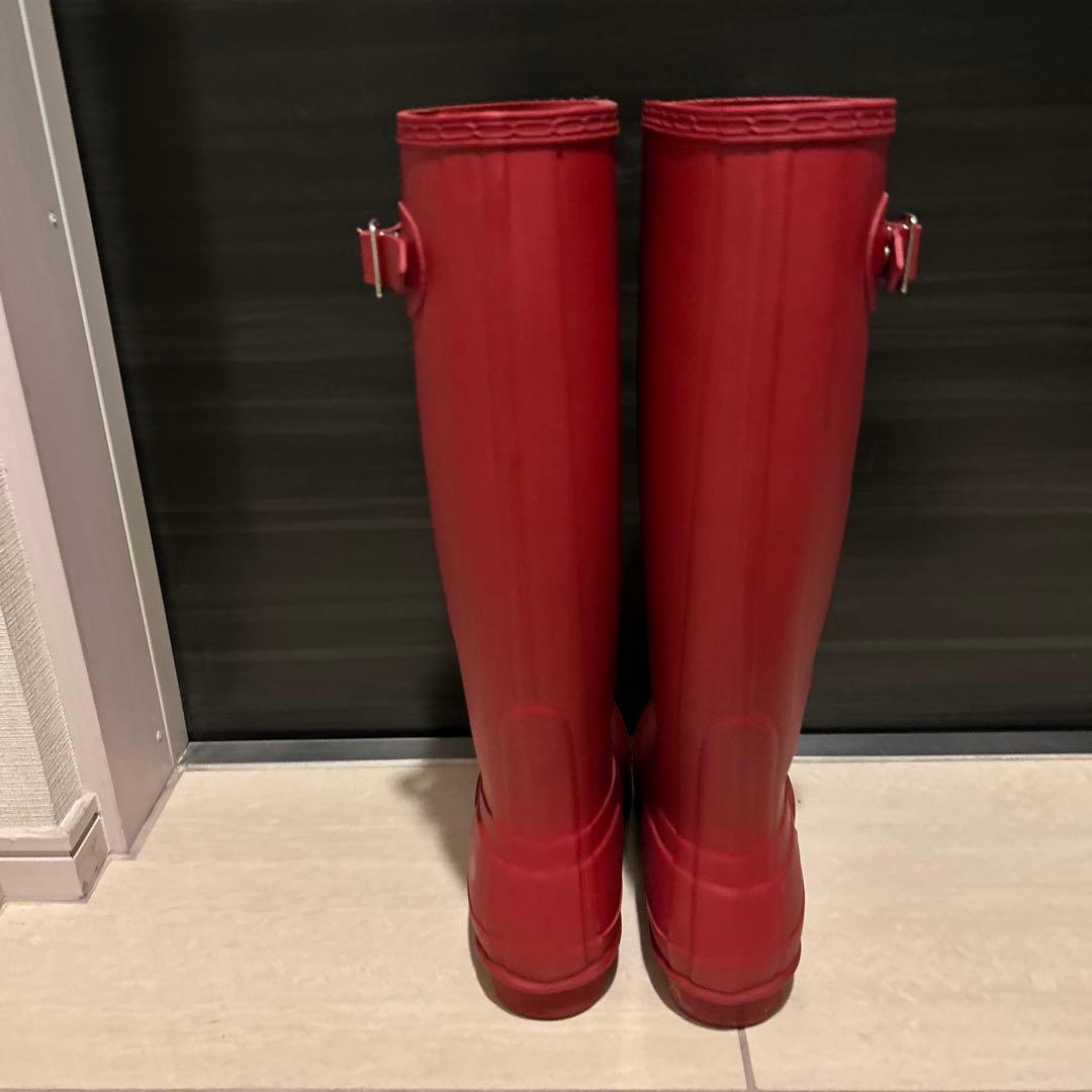 HUNTER ハンターレインブーツ 赤