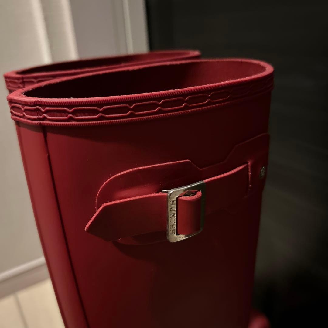 HUNTER ハンターレインブーツ 赤