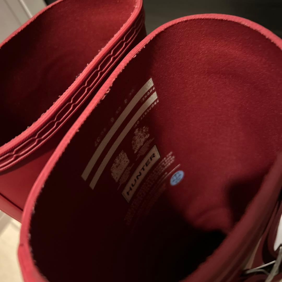 HUNTER ハンターレインブーツ 赤