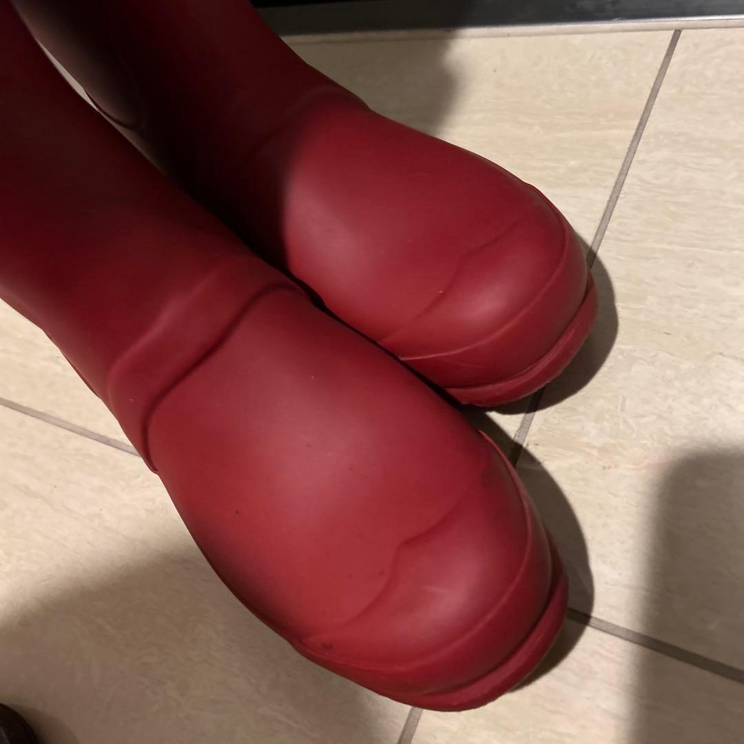 HUNTER ハンターレインブーツ 赤