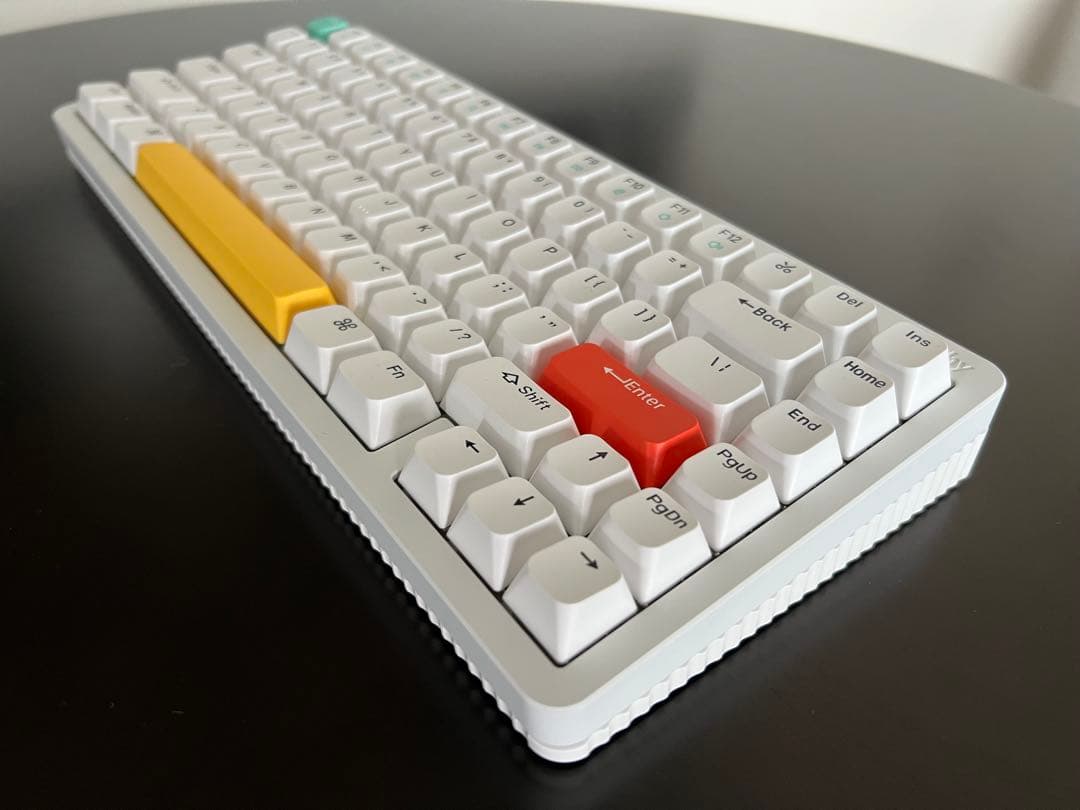 Nuphy Halo75 ワイヤレスメカニカルキーボード ホワイト 赤軸