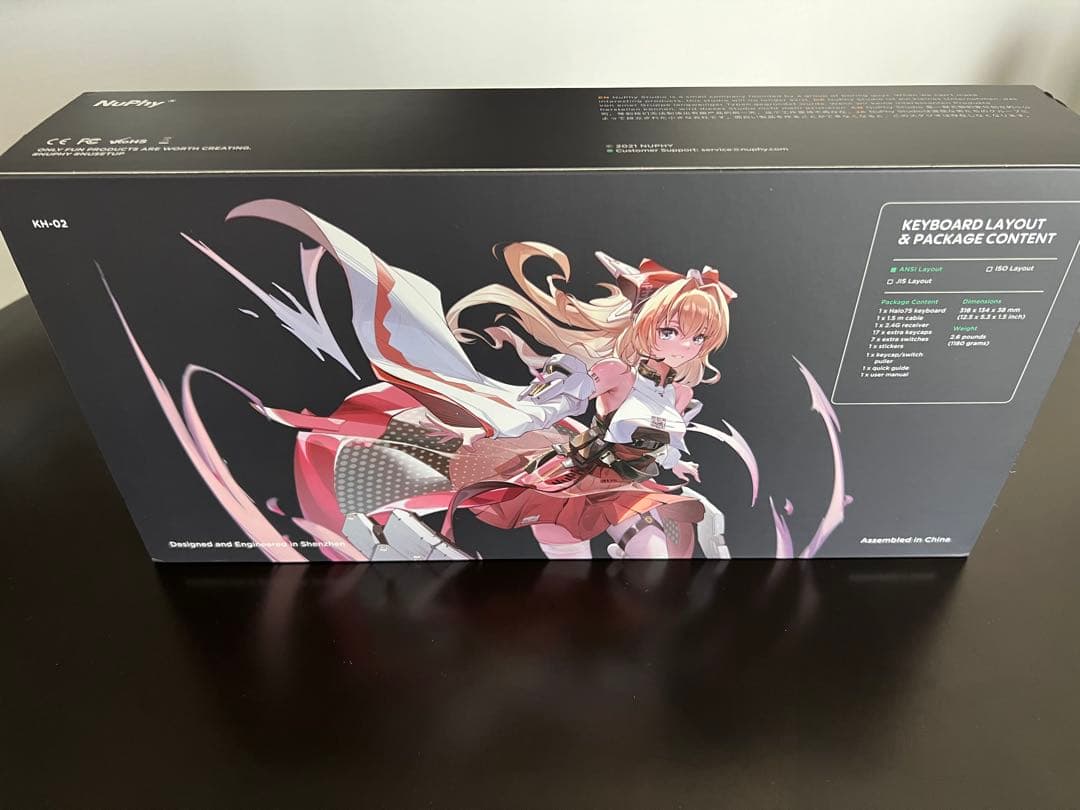 Nuphy Halo75 ワイヤレスメカニカルキーボード ホワイト 赤軸