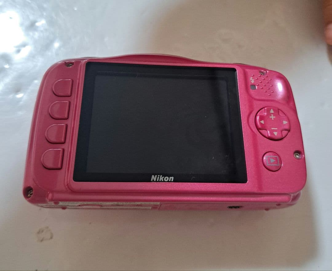 [美品][動作確認済]Nikon COOLPIX W100ピンク デジタルカメラ