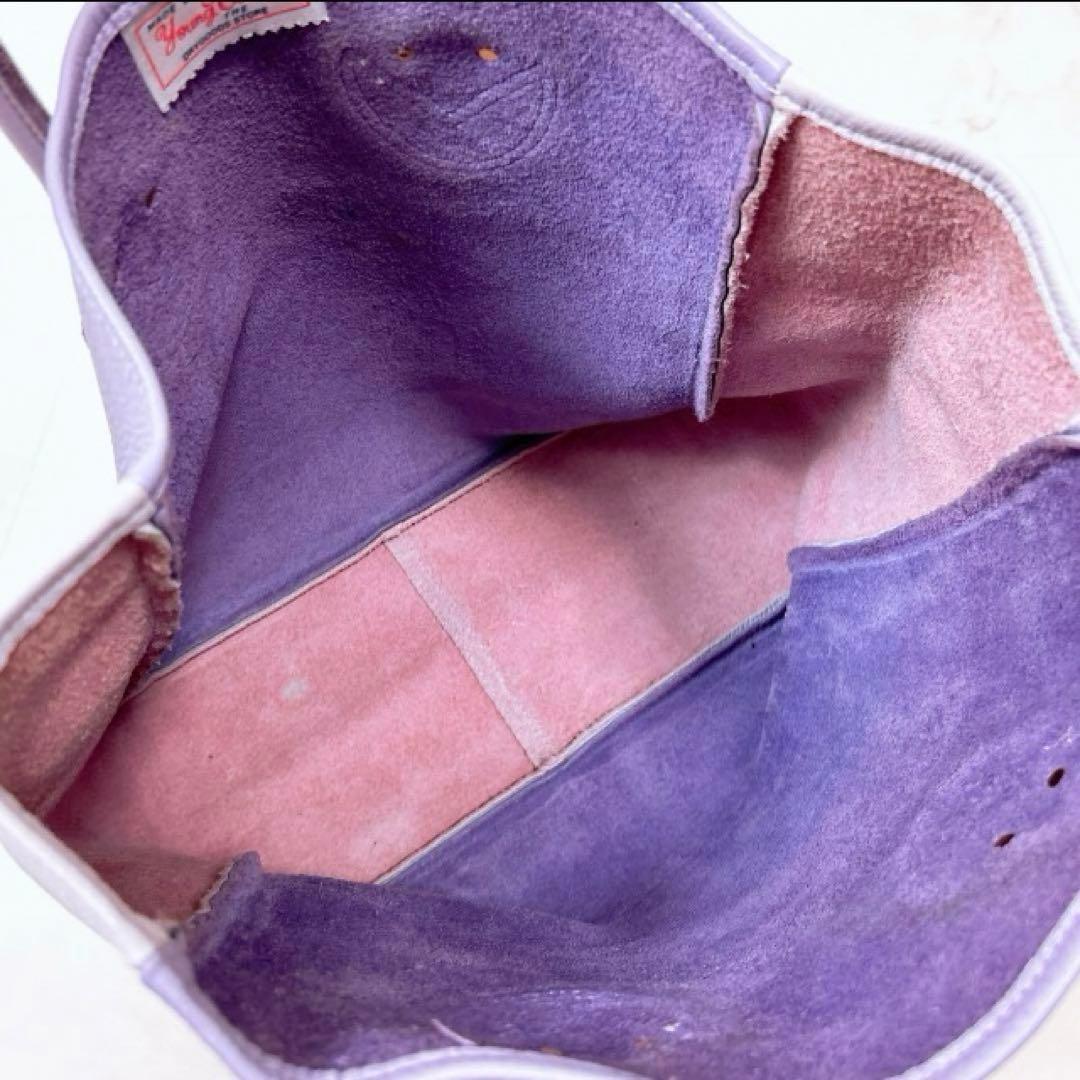 【美品希少色】ヤング&オルセン別注トゥモローランド＊エンボスレザー トートバッグ