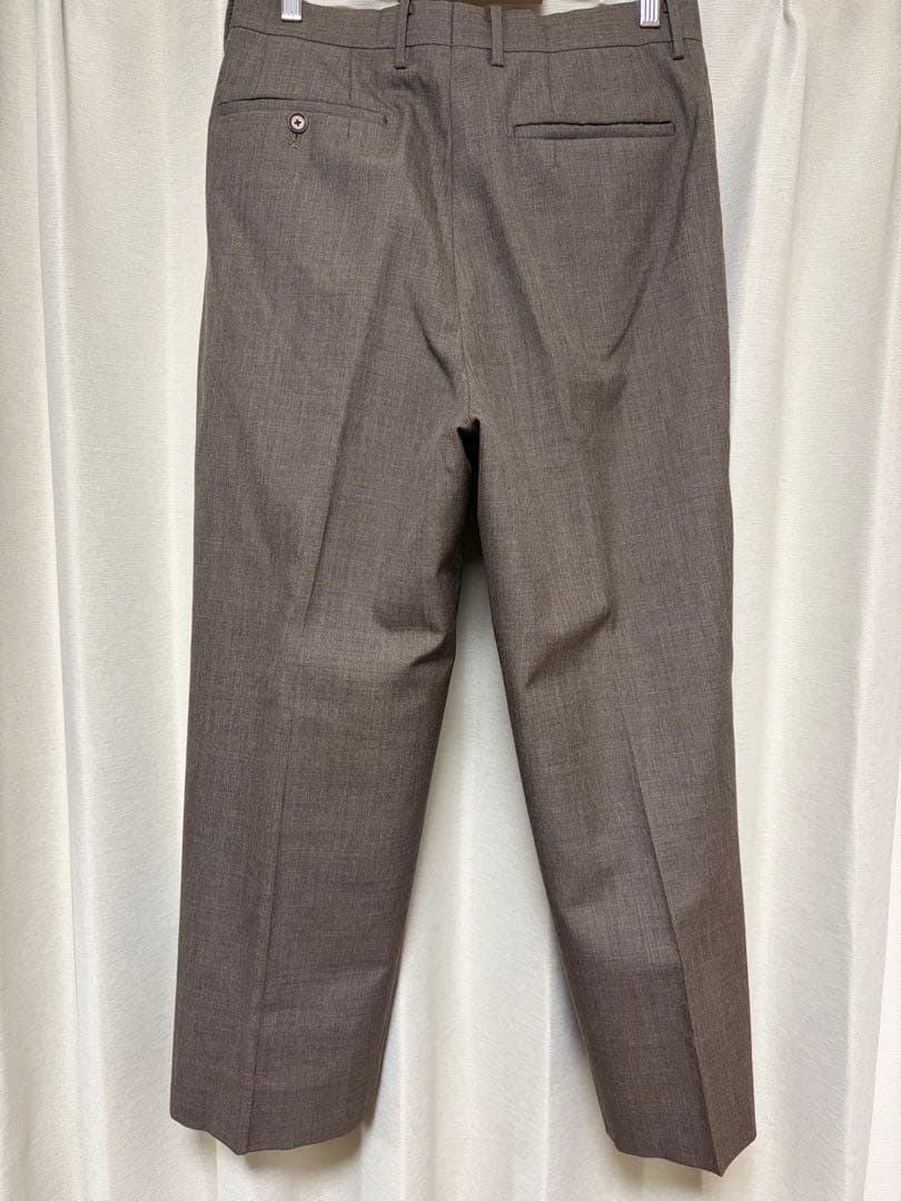 パンツ AURALEE BLUEFACED WOOL WIDE SLACKS 3