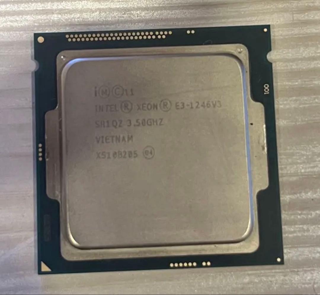 CPU 中古インテル xeon E3-1246V3 SR1 QZ 3.50GHZ
