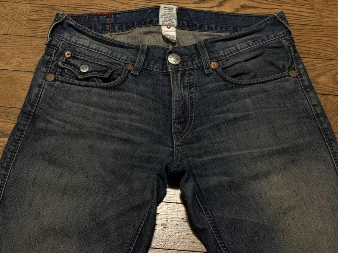 トゥルーレリジョン RICKY GIANT BIGT デニムパンツ 米国製 32