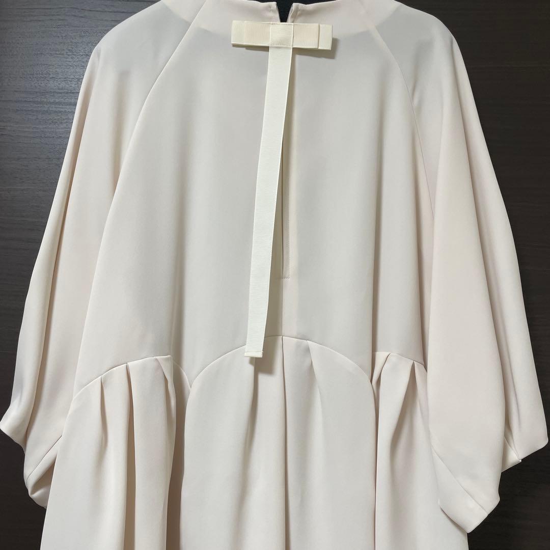 新品　ローズティアラ　パール　リボン　ペプラム　チュニック　46