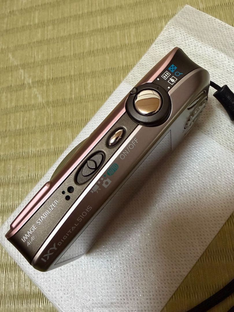 【美品】デジタルカメラ Canon IXY DIGITAL 510 IS ピンク