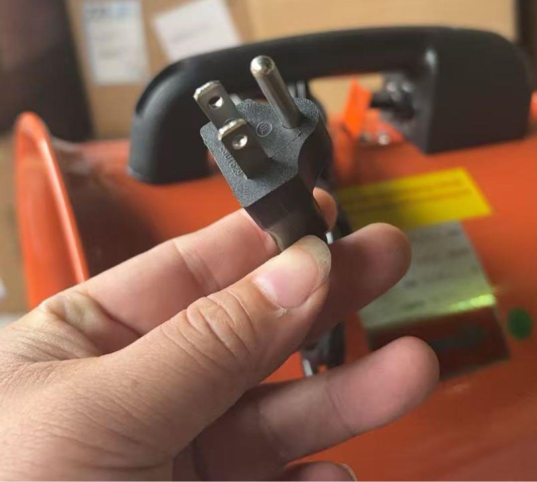 新品口径300業務用扇風機 オレンジ ダクトホース5m付き