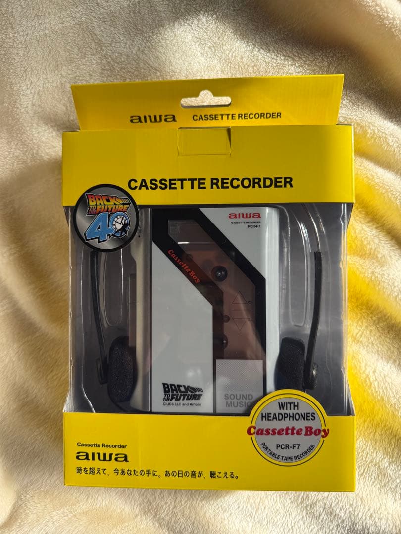 【新品未開封】バックトゥザフューチャー ポータブルカセットプレーヤー ドンキ限定