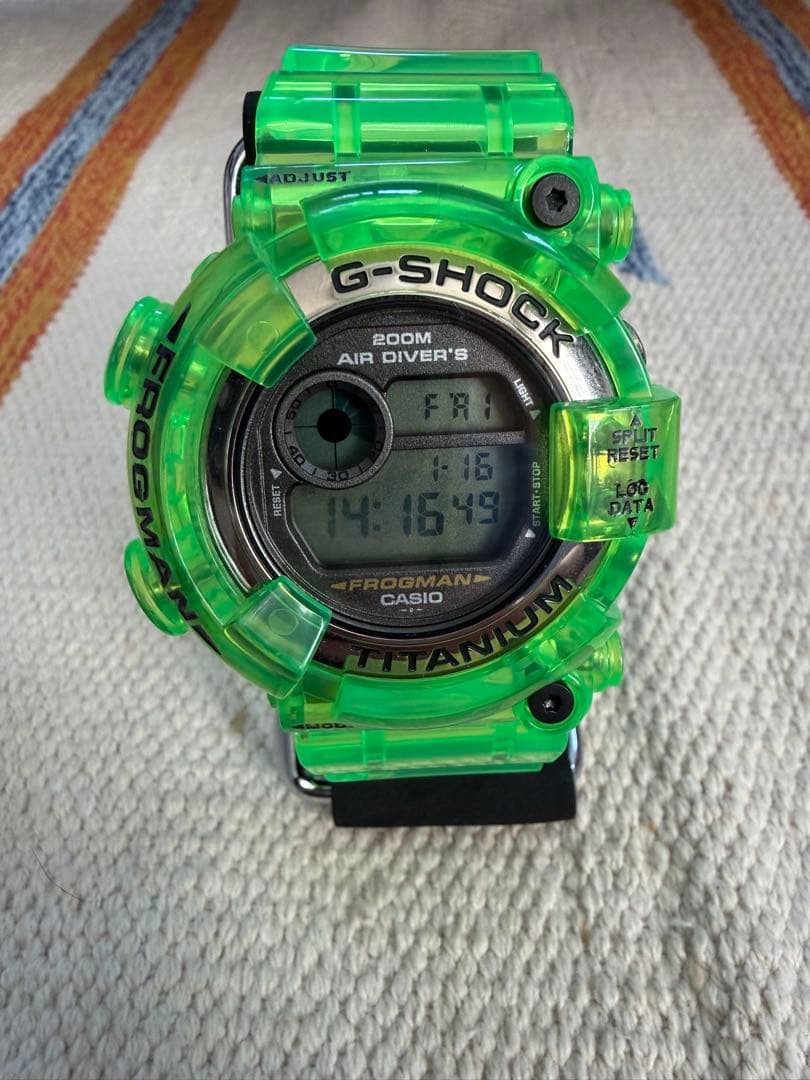 CASIO G-SHOCK FROGMAN DW-8200 ベゼル・バンド交換品