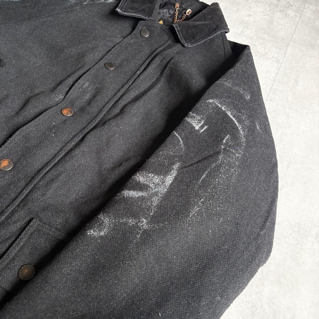 【Barbour】ウールジャケット　ミドル丈　ビデイル　英国　vintage