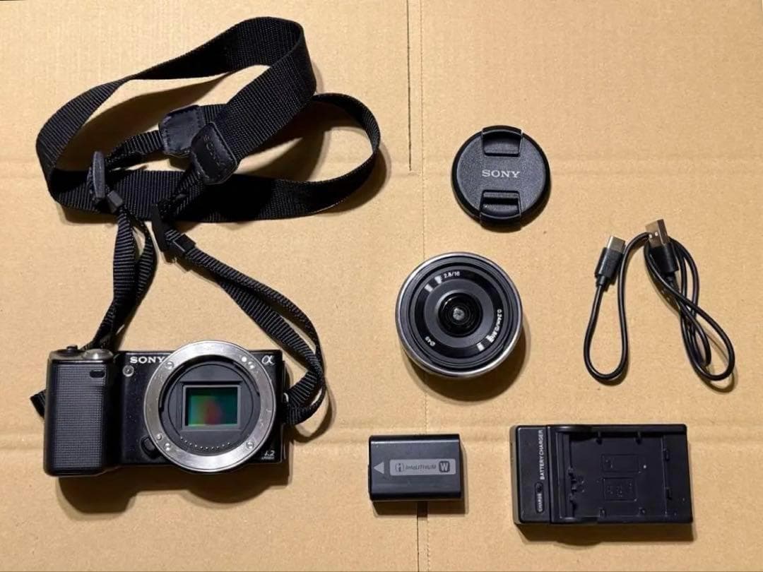 SONY α NEX-5 ミラーレス一眼カメラ+レンズSEL16F28 (1-9