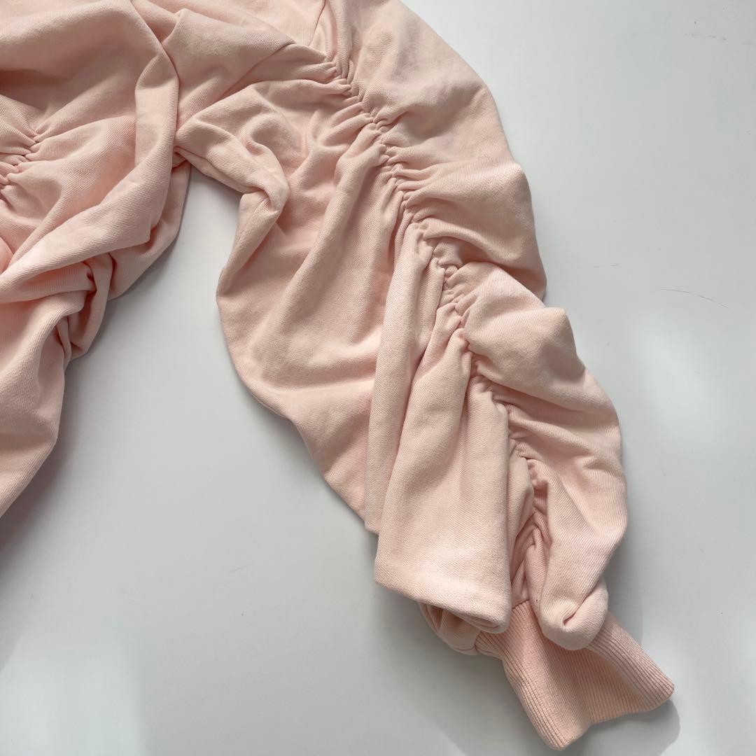 SORIN ソフトスウェット ボリュームギャザートップ　ピンク　38