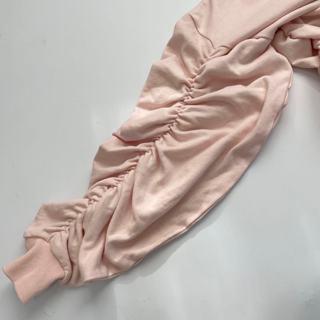 SORIN ソフトスウェット ボリュームギャザートップ　ピンク　38