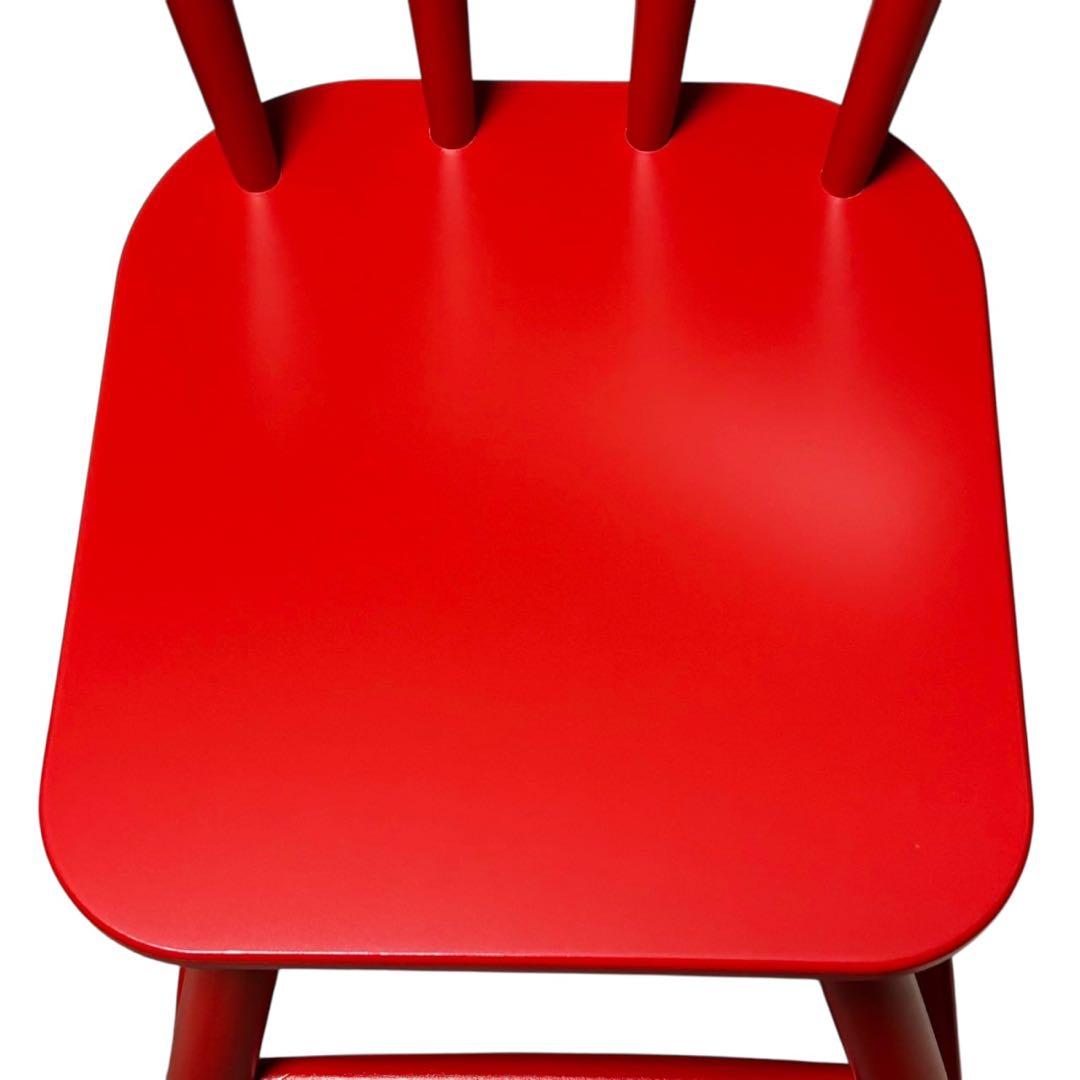 廃盤色 IKEA イケア AGAM アーガム キッズチェア ハイチェア　レッド赤