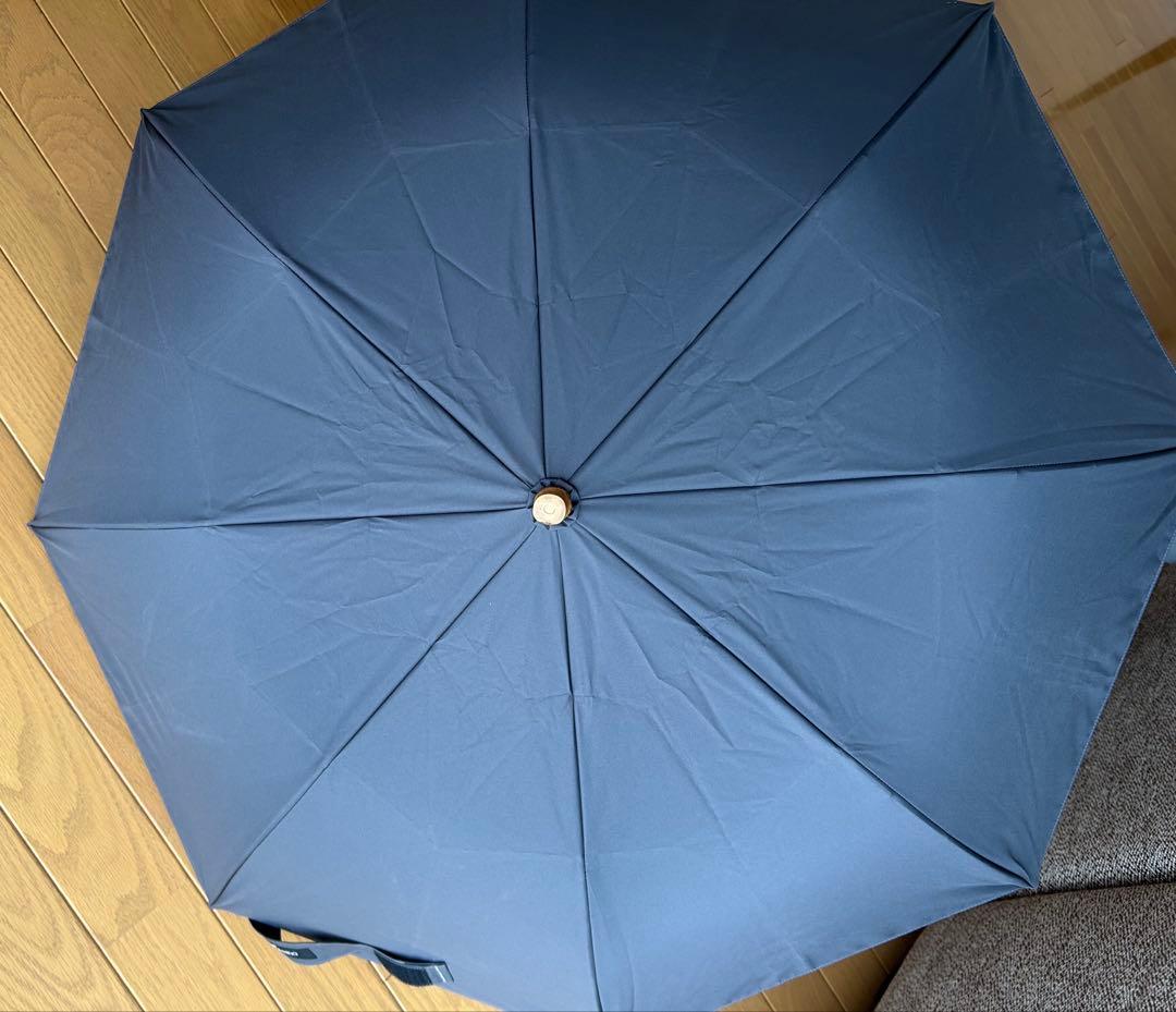 新品　our　グレー　完全遮光100％折りたたみ傘
