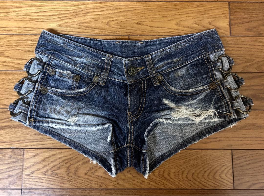 平成当時物 d.i.a. ダイヤ サイドリング デニム ショートパンツ