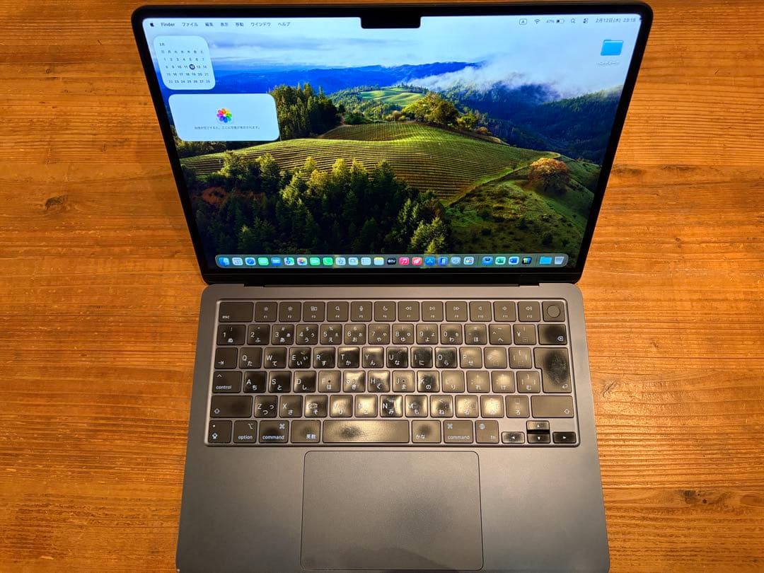 MacBook本体 Apple MacBook Air M2 16GB 512GB BT84%