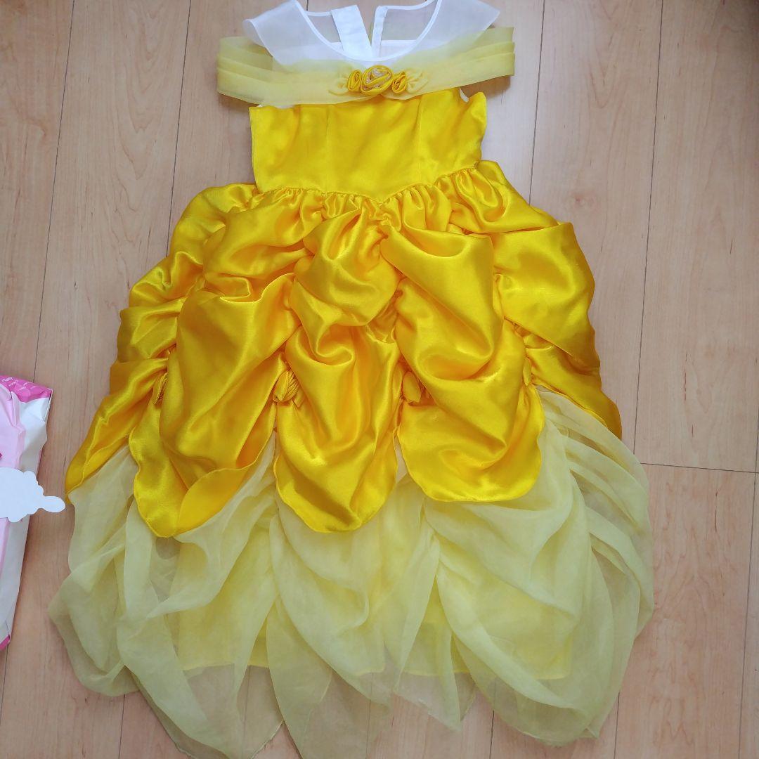 ディズニー　ベル　ビビディバビディブティック ドレスセット　120 19 靴