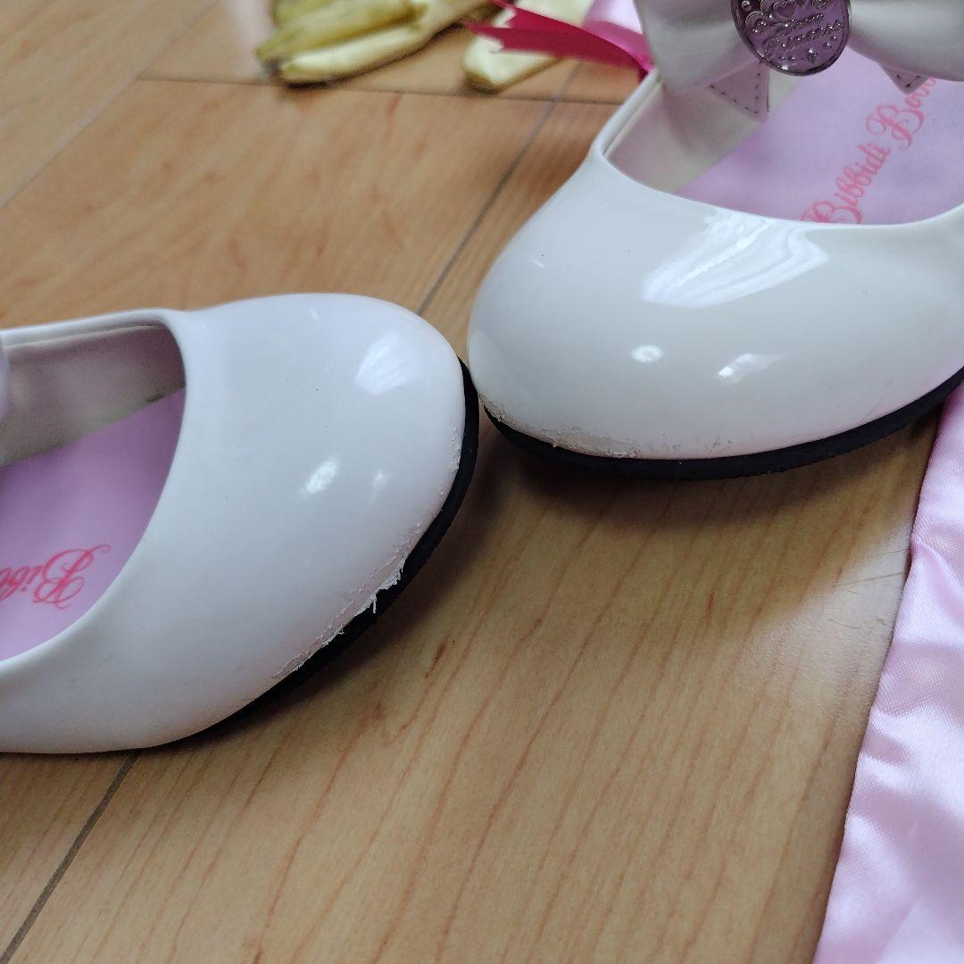 ディズニー　ベル　ビビディバビディブティック ドレスセット　120 19 靴