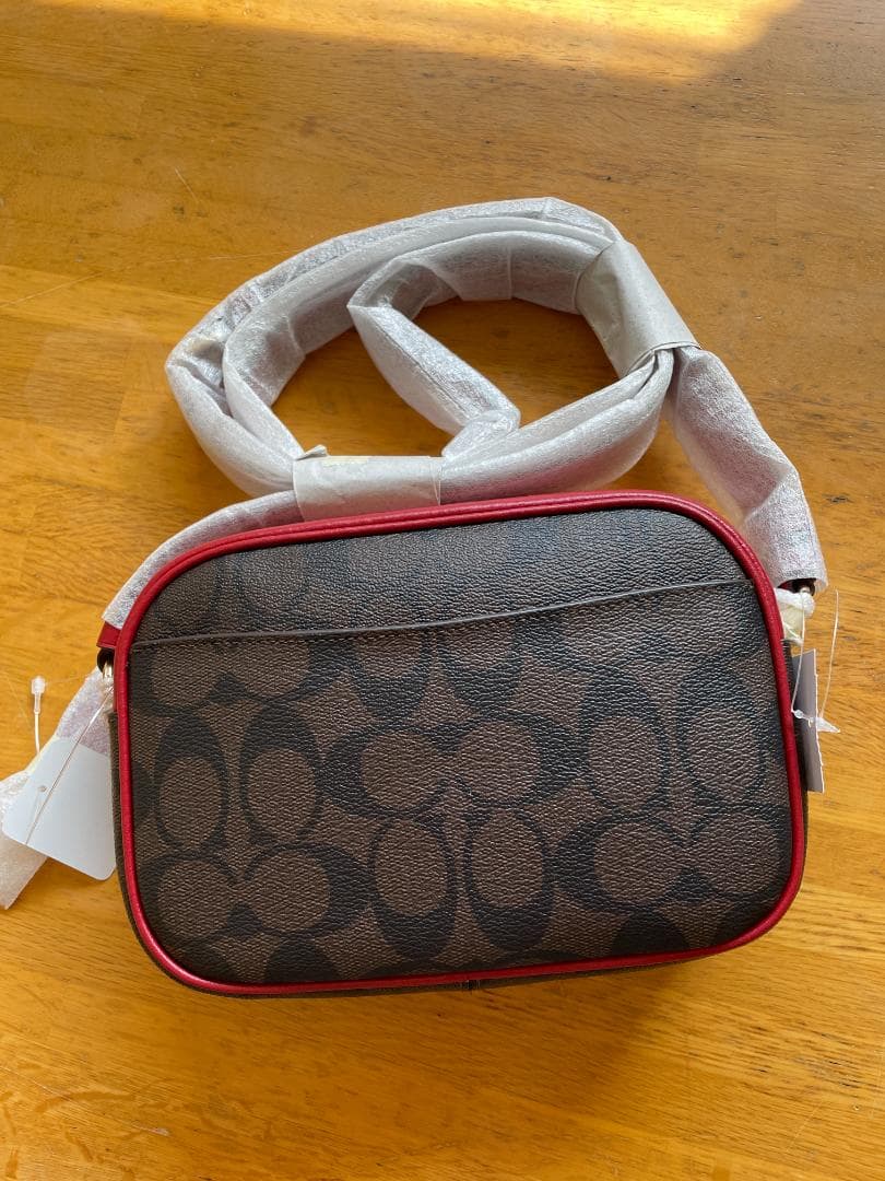 【新品未使用】COACH コーチ ミニ ジェイミー カメラバッグ シグネチャー