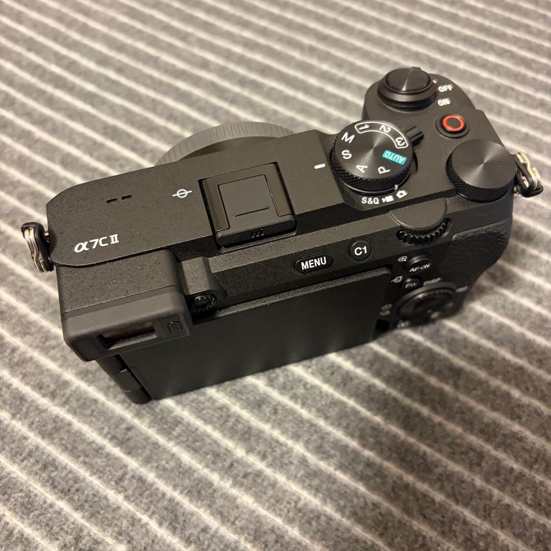 美品　SONY a7cⅱ ミラーレス一眼　ボディ　ブラック　動作良好
