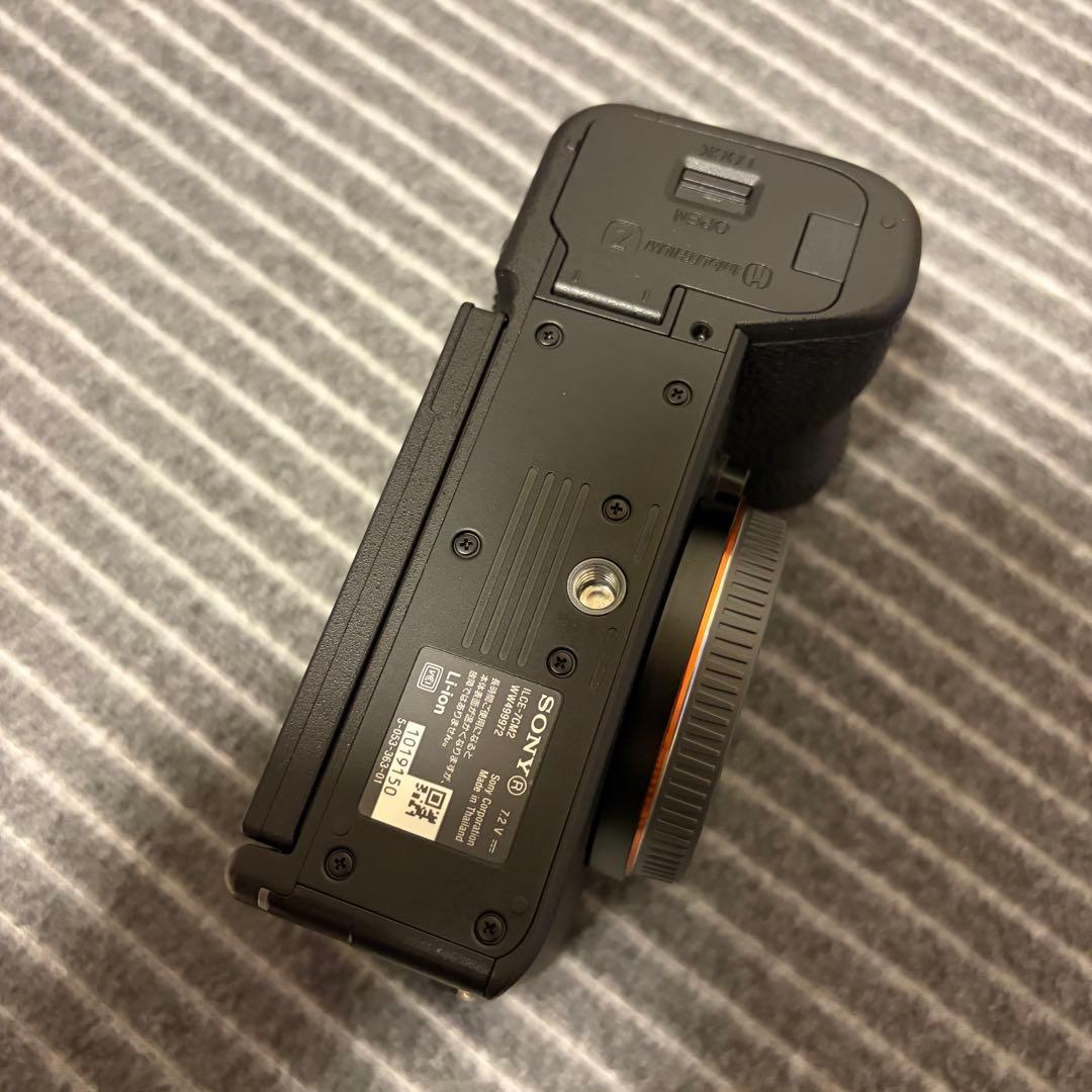 美品　SONY a7cⅱ ミラーレス一眼　ボディ　ブラック　動作良好