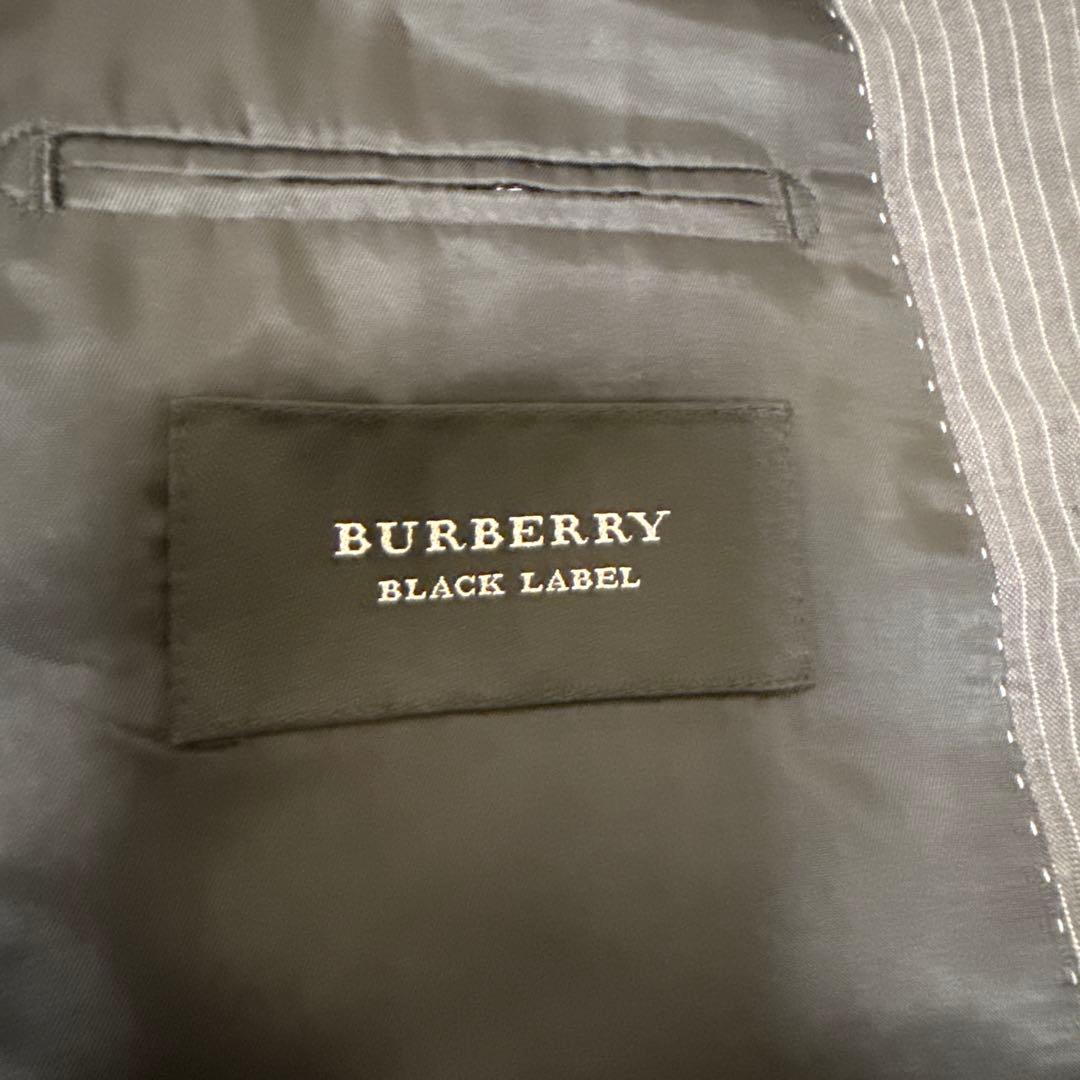 超綺麗 バーバリーブラックレーベルMスーツ シングル2B 春夏生地 再値引