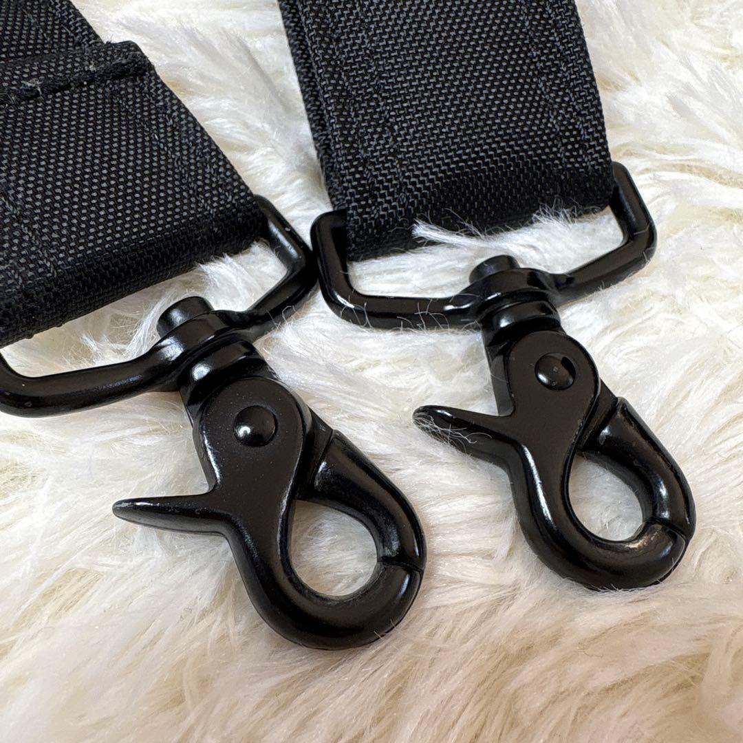 【希少】PORTER ドラム型バッグ ブラック/ターコイズ 美品2way