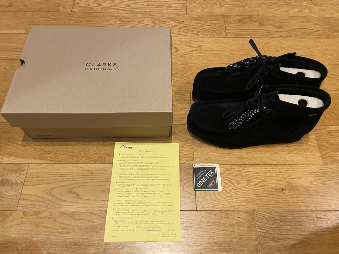 Clarks Wallabee BT GTX Black ワラビー ゴアテックス