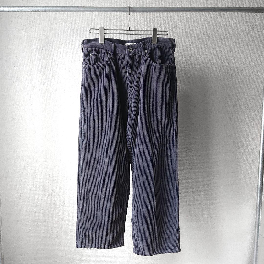 『AURALEE WASHED CORDUROY 5P PANTS』