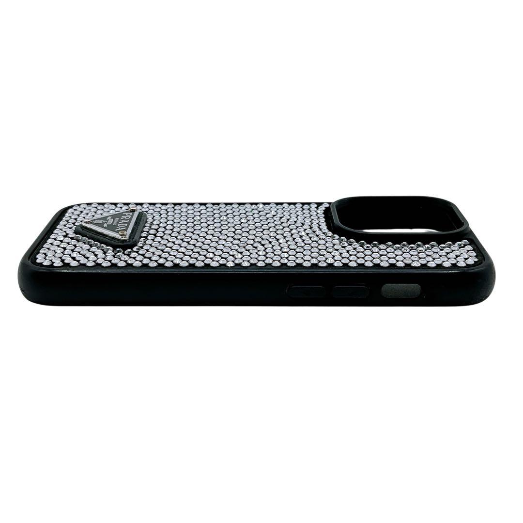 美品 プラダ iPhoneケース 12 / 12Pro 三角ロゴ 黒 ブラック