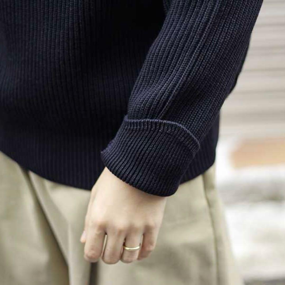 バトナー　シグネチャー ハンドウォーマー モックネック セーター ニット