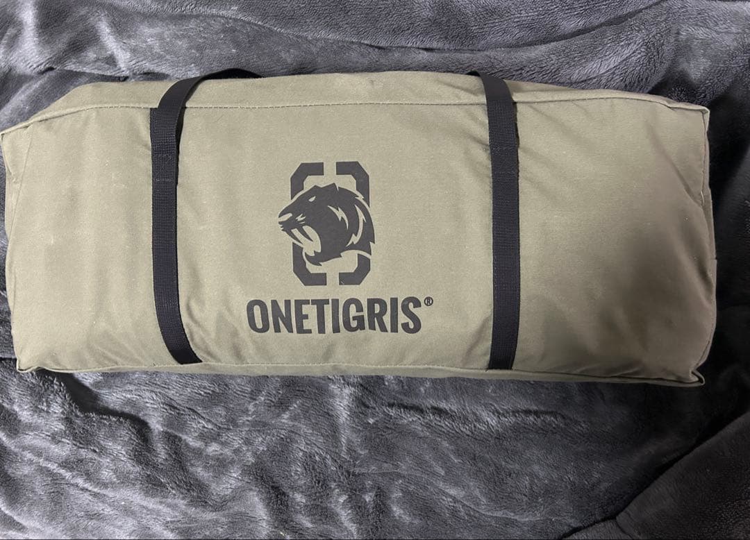 onetigris ソロホームステッドtc ODグランドシート付き軍幕キャンプ