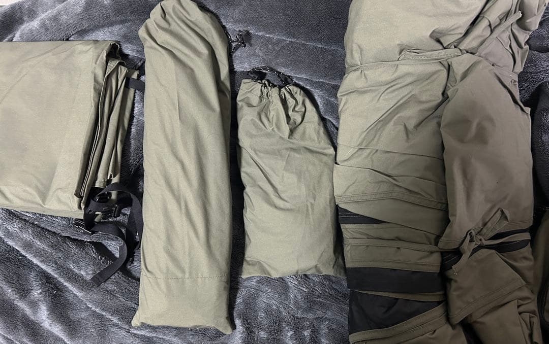 onetigris ソロホームステッドtc ODグランドシート付き軍幕キャンプ