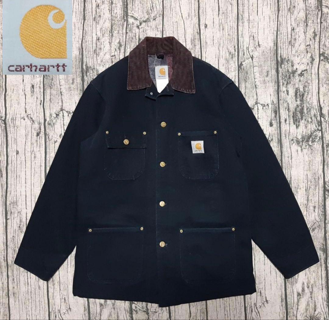 CarharttミシガンチョアコートUSA製ブラック 36 グッドコンディション