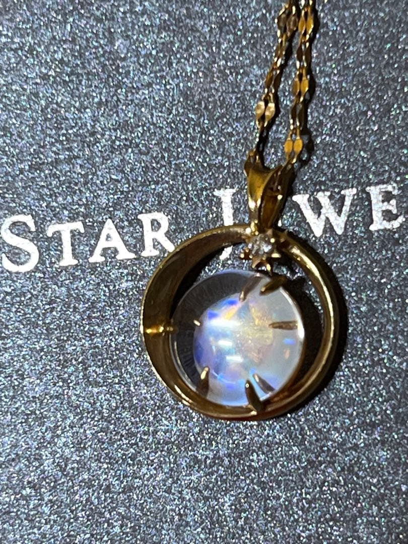 スタージュエリー　オパール　ダイヤモンド　ネックレス