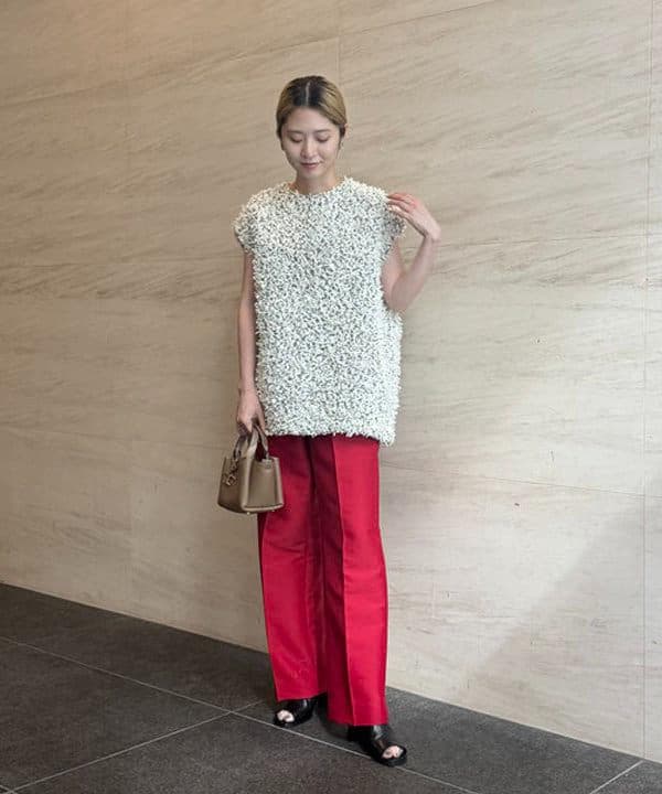 EFFE BEAMS 25A/W 49,500円カラミリボン ブラウス