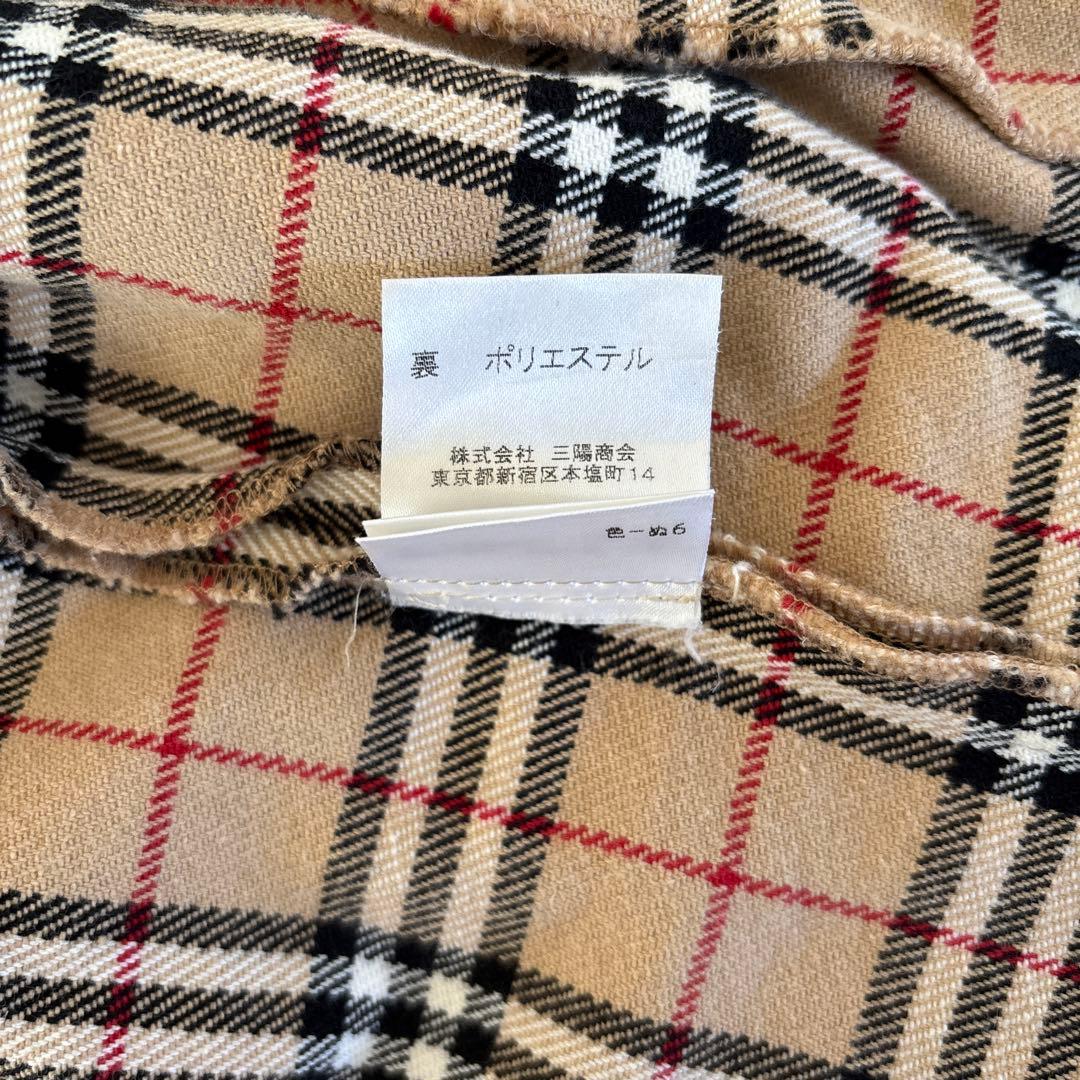 美品　希少　バーバリーブルーレーベル　ブルゾン　Gジャン　ノバチェック　38