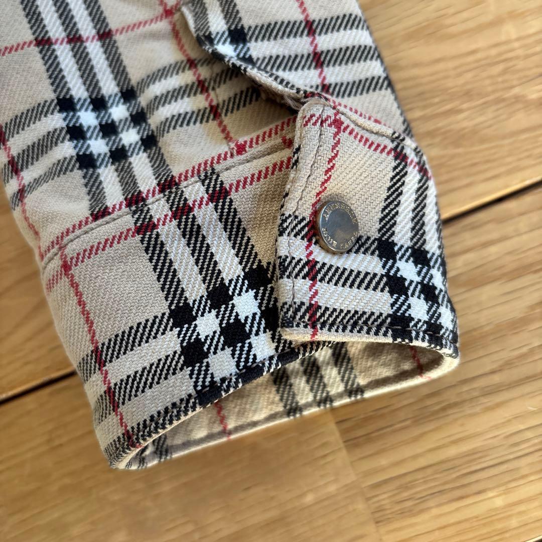 美品　希少　バーバリーブルーレーベル　ブルゾン　Gジャン　ノバチェック　38